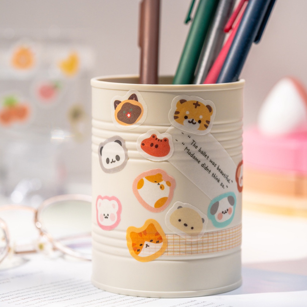 Bộ 100 Miếng Dán Họa Tiết Hoạt Hình Trang Trí Sổ Tay / Điện Thoại DIY