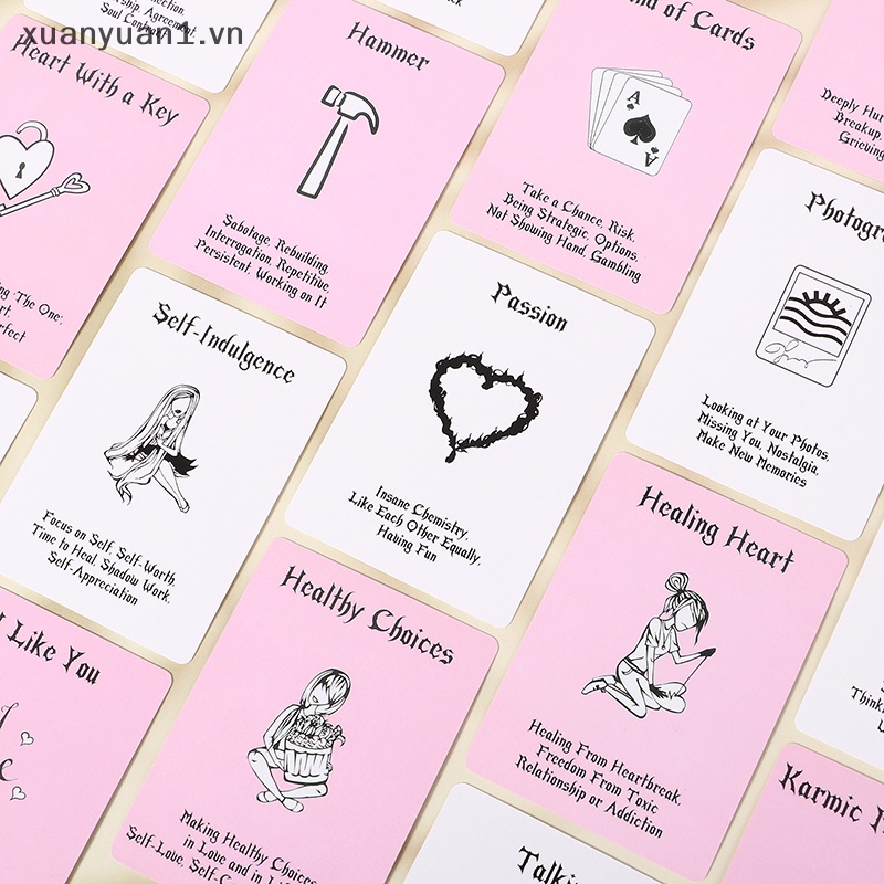 Xuan Bộ Bài Tarot Fate Divination Board Game Fate Divination Kèm Hướng Dẫn Trực Tuyến Cho Người Lớn Love Oracle