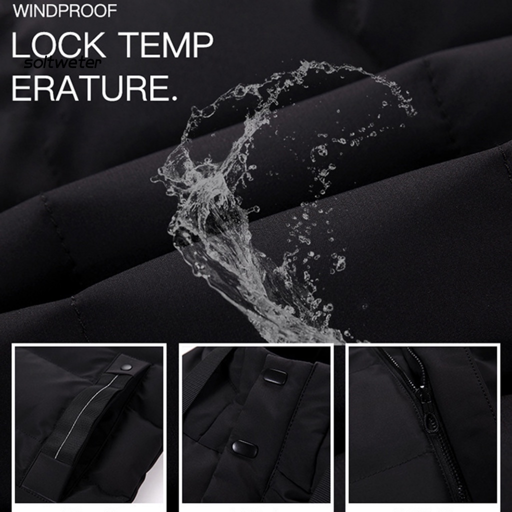 Áo Khoác Phao Cotton Tay Dài Có Mũ Trùm Và Dây Rút Thời Trang Thu Đông Cho Nam