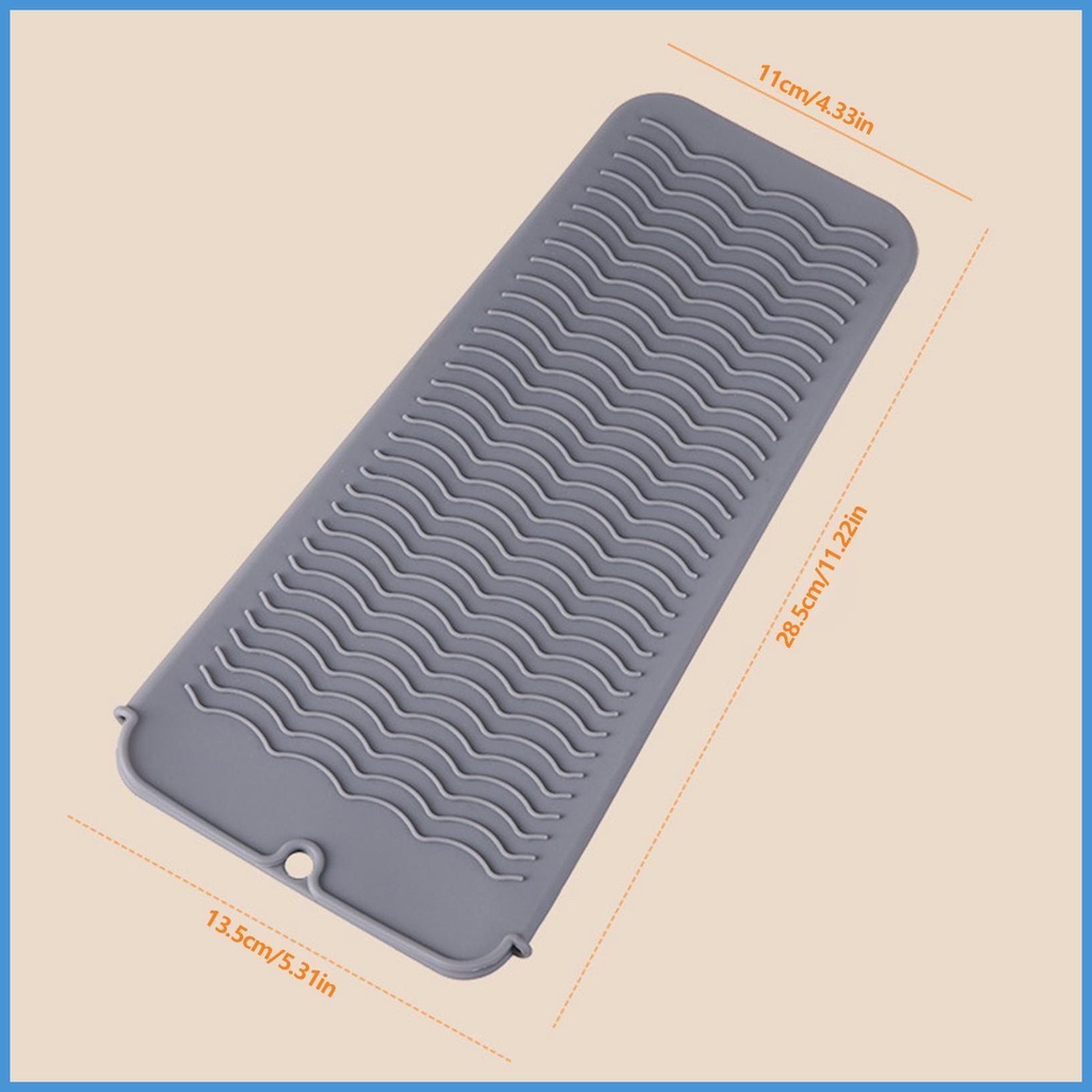 Đệm Silicone Cách Nhiệt Chống Bỏng Hỗ Trợ Duỗi Tóc