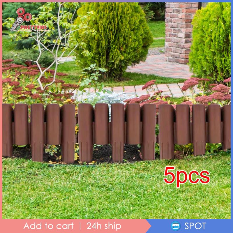 [Prettyia1] Set 5 Khung Viền Khu Vườn / Hoa Trang Trí Tiểu Cảnh