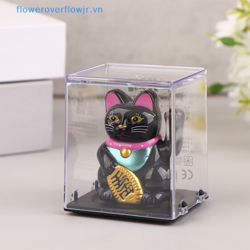 Mèo May Mắn Đeo Cánh Tay Chạy Bằng Năng Lượng Mặt Trời