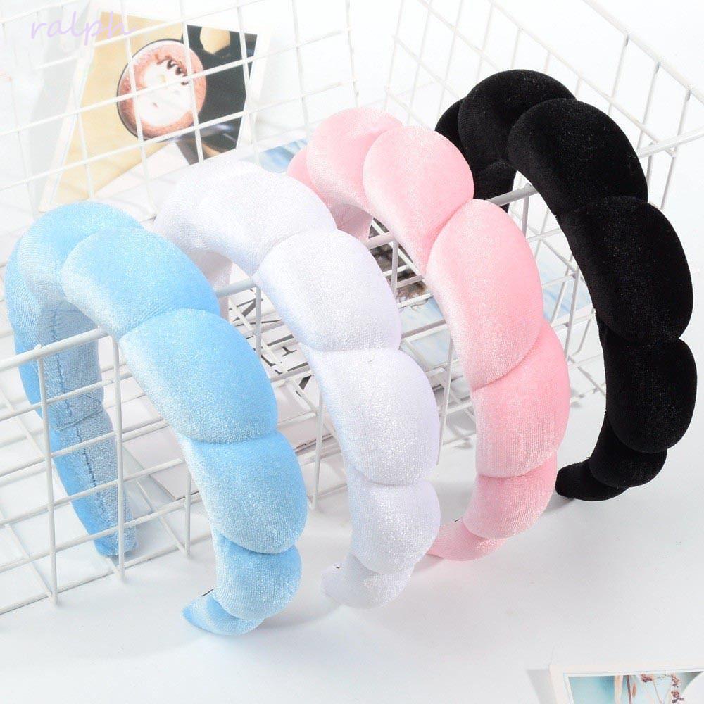 Băng Đô Cài Tóc Rửa Mặt Bằng Xốp Cổ Điển Kiểu Hàn Quốc Cho Nữ