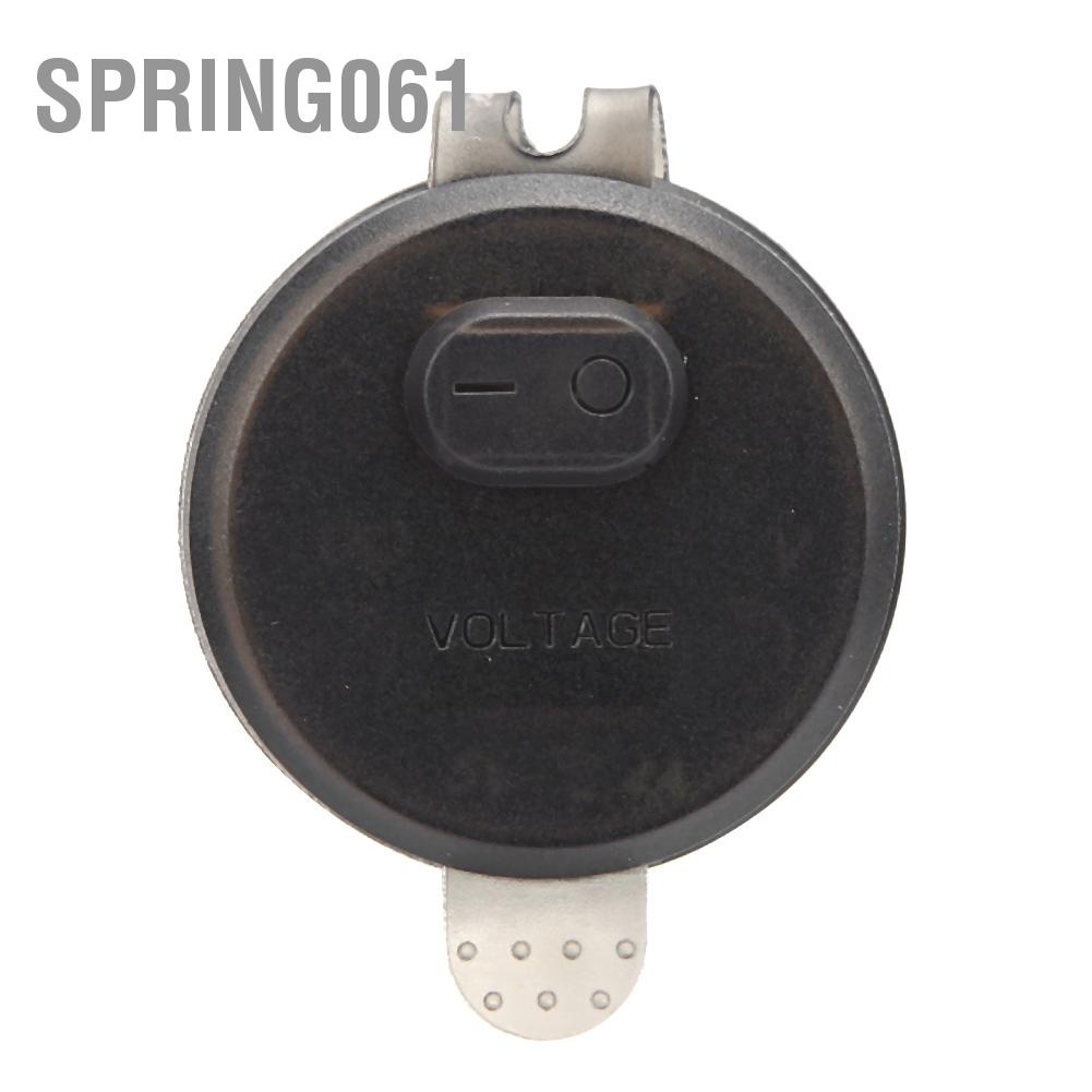 Spring061 Bộ sạc điện thoại kỹ thuật số LED 12V IP66 2.4A chuyển đổi công tắc độc lập với dòng 23 6in