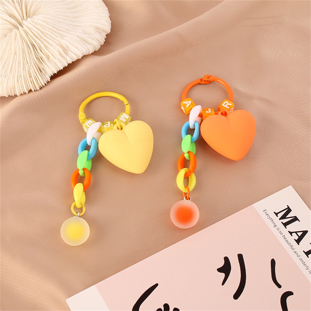 Móc Khóa Hình Trái Tim Ngọt Ngào Thời Trang Cho Nữ