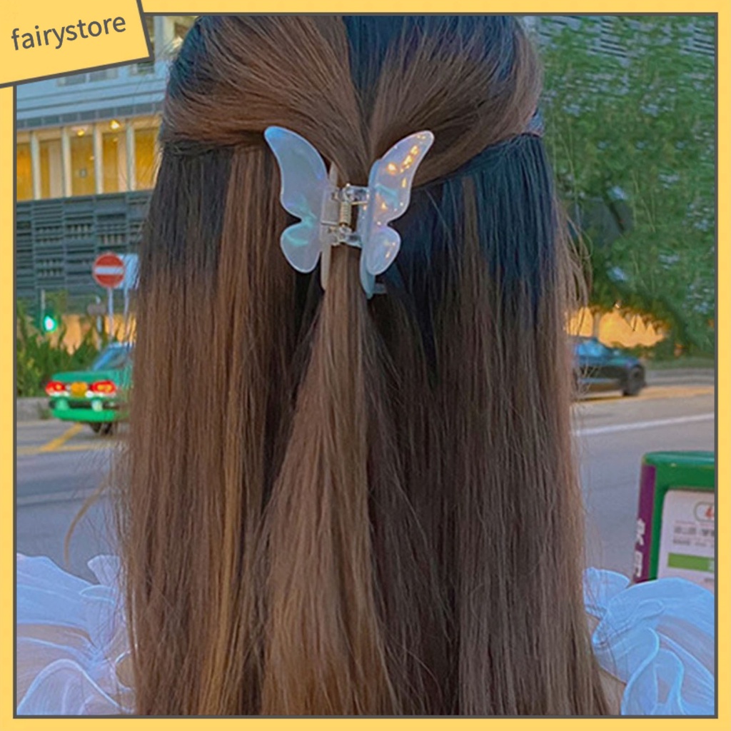 Kẹp Tóc Hình Bướm Màu Sắc Gradient Xinh Xắn