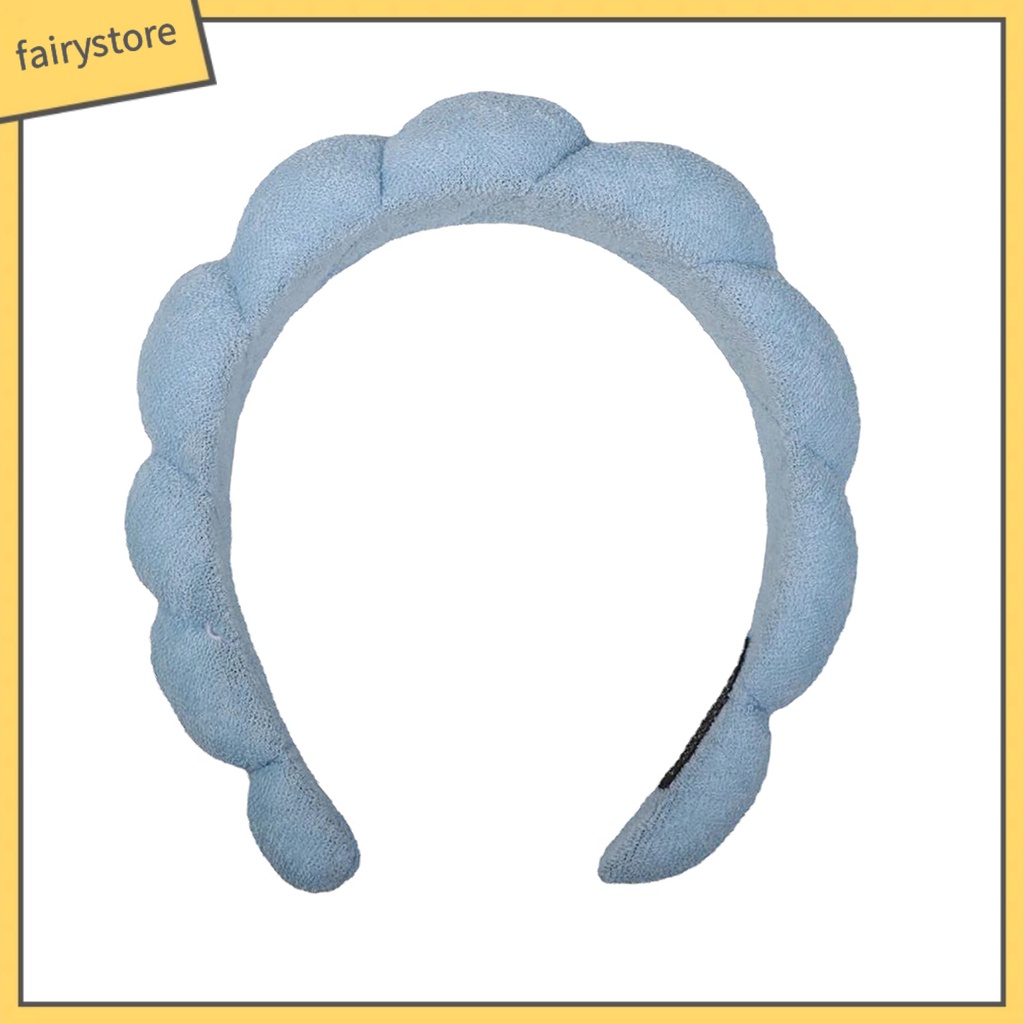 Băng Đô Mềm Mại Co Giãn Màu Trơn Chống Trượt Dùng Rửa Mặt