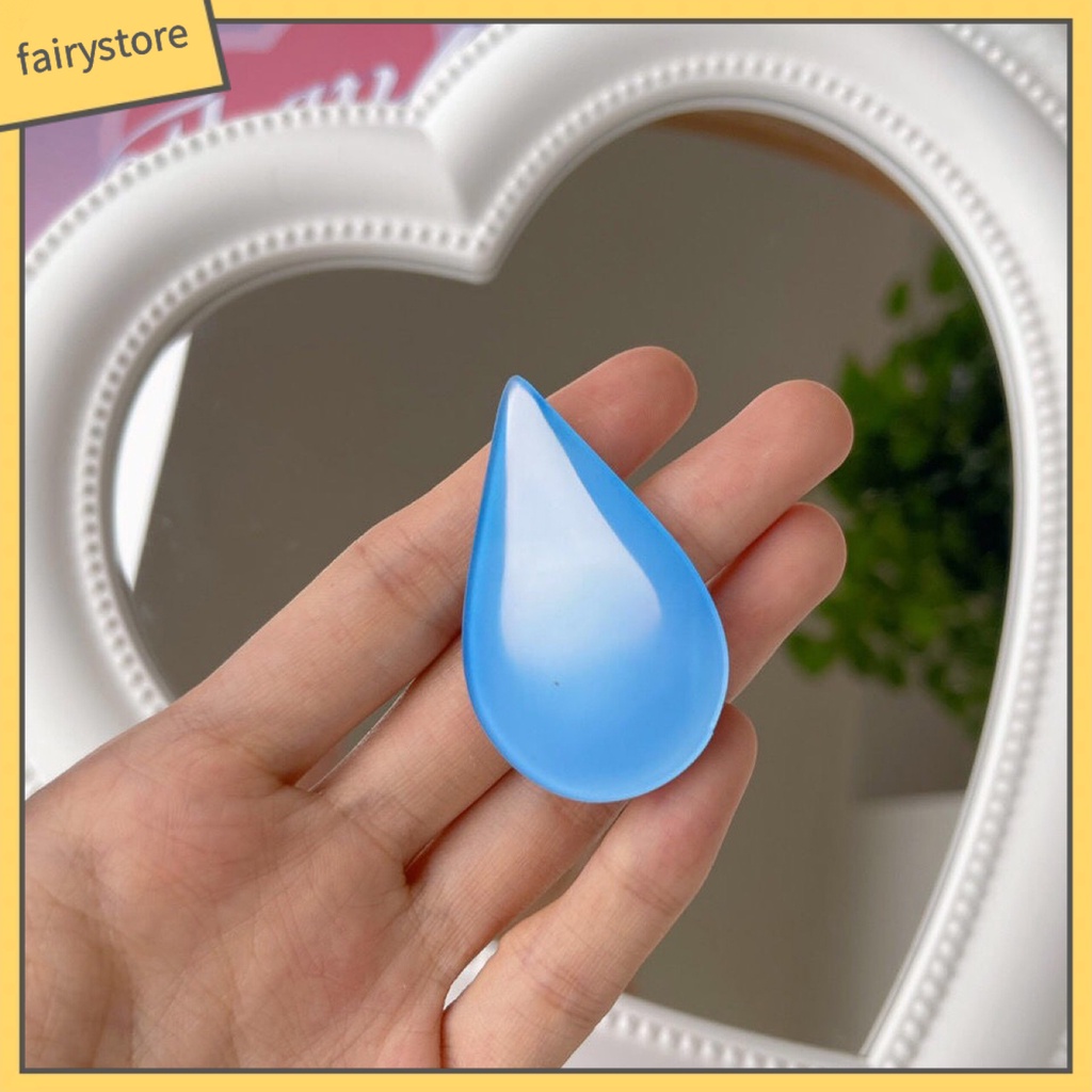 Kẹp Tóc Hình Giọt Nước Bằng Acrylic Dễ Thương Cho Bé Gái