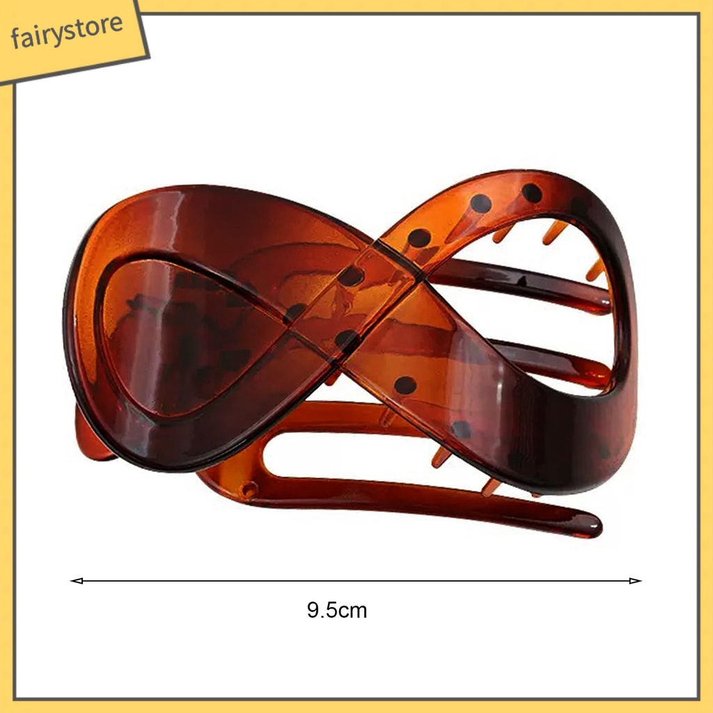 Kẹp Tóc Dạng Móng Vuốt Rỗng Chắc Chắn 8 Kiểu Dáng Trơn Màu Có Răng Cố Định Chống Trượt Cố Định Tóc Dành Cho Bạn Nữ