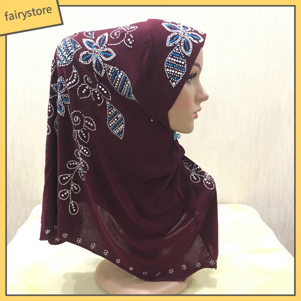 Khăn Choàng Cổ Đính Đá Hai Màu Họa Tiết Chim Công Cho Nữ