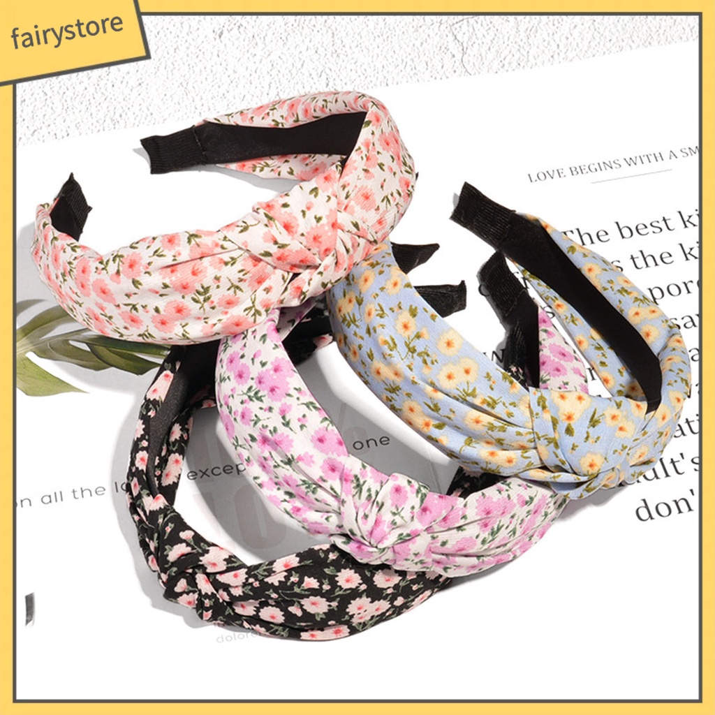 Băng Đô Thắt Nút Bản Rộng Tùy Chỉnh Thời Trang Cho Nữ