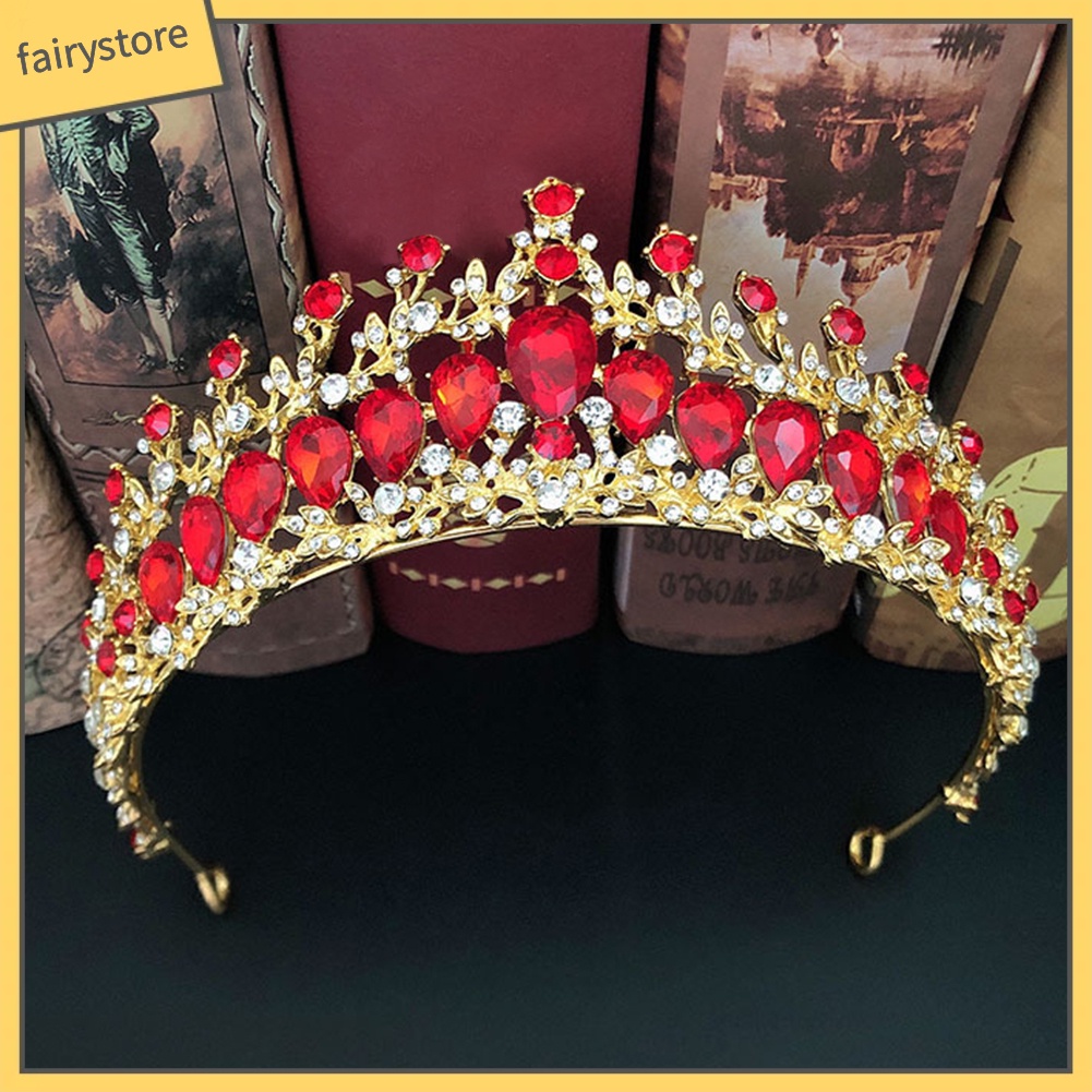 Cài Tóc Hình Vương Miện Đính Đá Sang Trọng Cho Cô Dâu