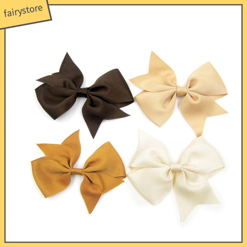 Set 10 KẹP TóC HìNh Nơ NhiềU MàU ThờI Trang Cho Nữ