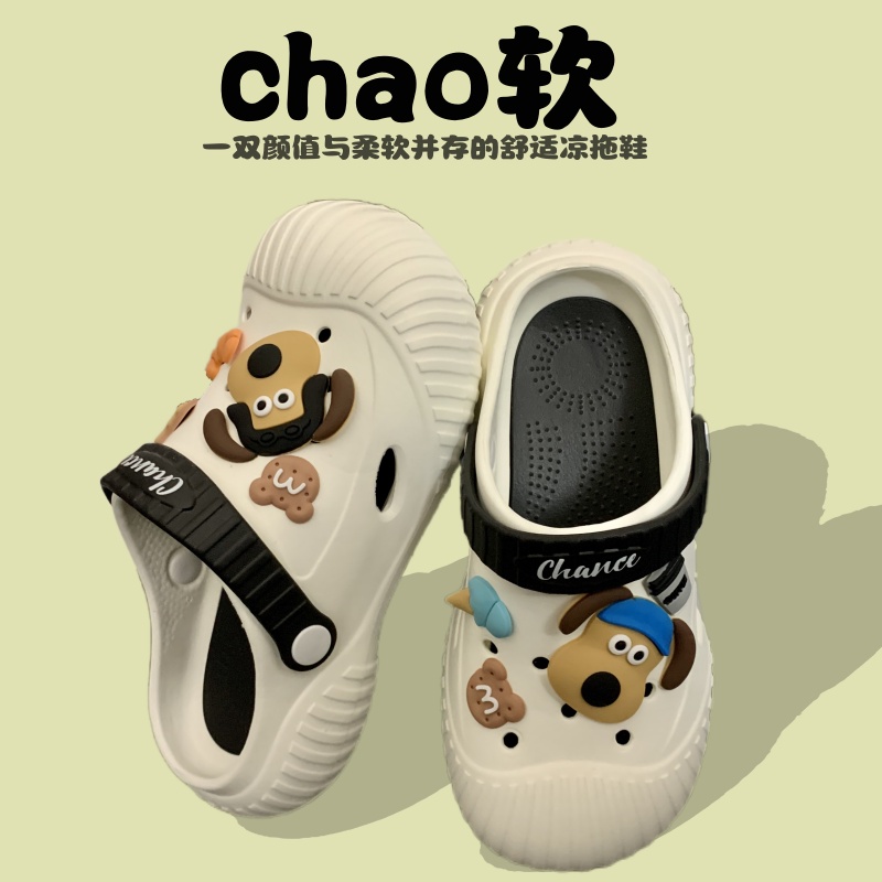 Dép Sandal Đục Lỗ Đế Dày Chống Trượt Thời Trang Đi Biển Mùa Hè 2023 AA4372 Cho Nữ