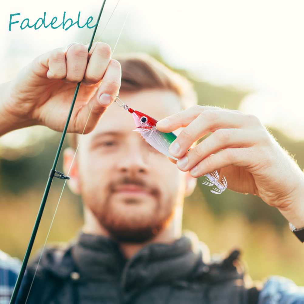 Mồi Câu Cá Giả Hình Bạch Tuộc Dạ Quang 10cm 10g