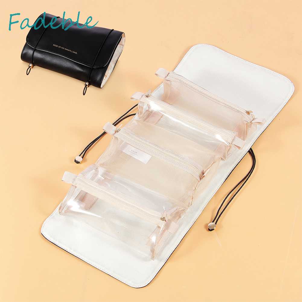 Túi Cuộn Đựng Mỹ Phẩm 4 Trong 1 Sức Chứa Lớn Tiện Dụng