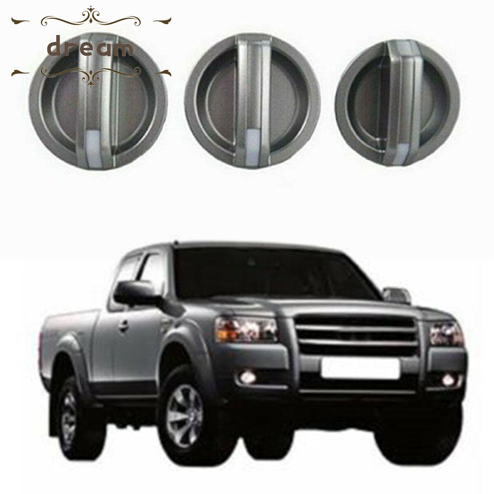 【DREAMLIFE】3Pcs -Heater Fan Control Knobs For Ford Ranger PJ/PK For Mazda BT-50 UN 2006-11.
