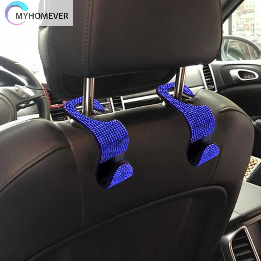 Móc Treo Túi Xách Gắn Sau Ghế Xe Hơi Đính Đá Pha Lê Giá Đỡ