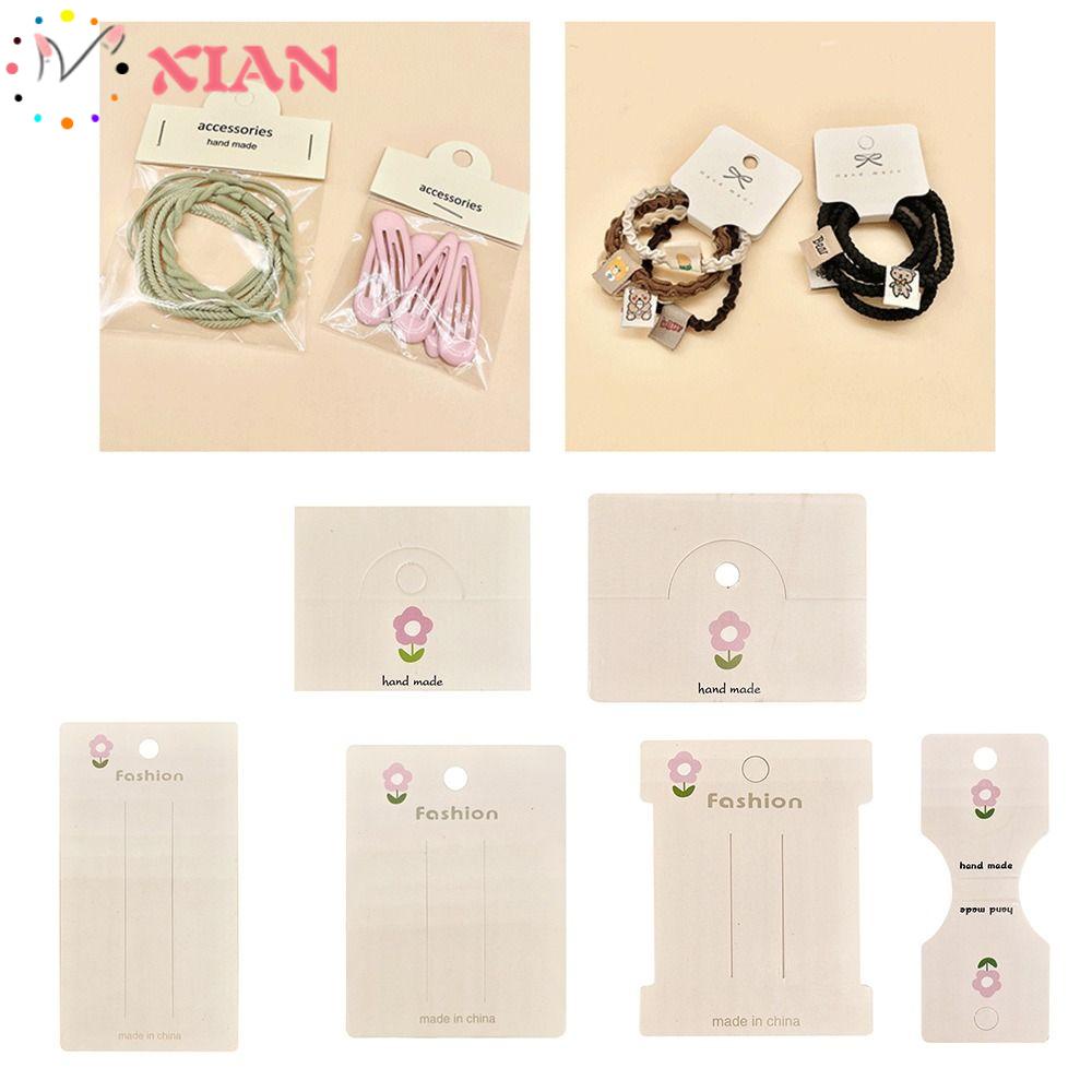 Set 100 Tấm Thẻ Gắn Gói Quà / Trang Sức Hình Hoa Dễ Thương