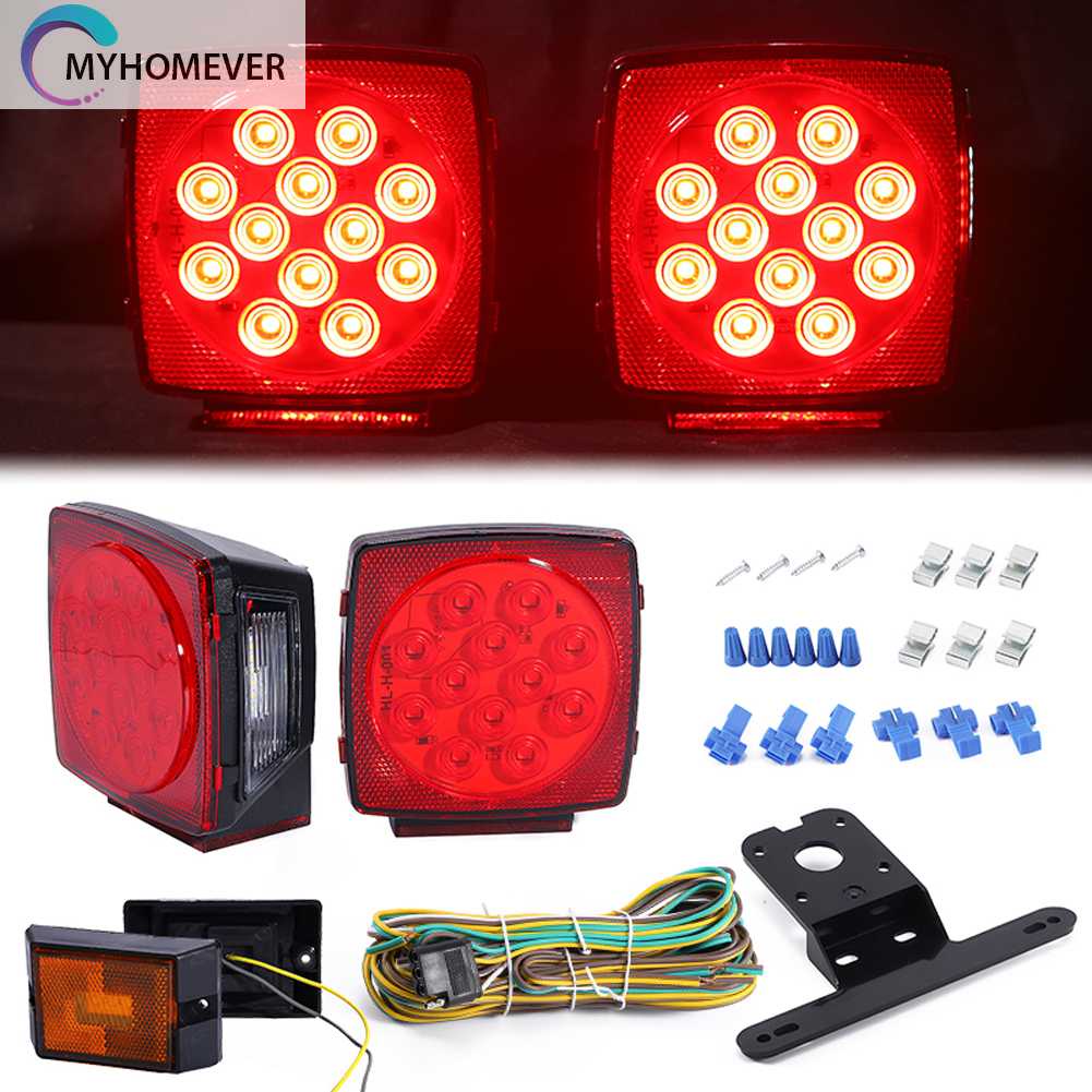 Đèn Phanh 6500K 5050SMD 12V Cho Xe Tải / Tàu Thuyền