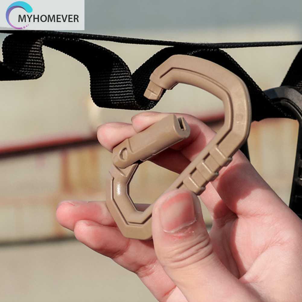 Móc Khóa Chữ D Bằng Thép Không Gỉ Gắn Ba Lô