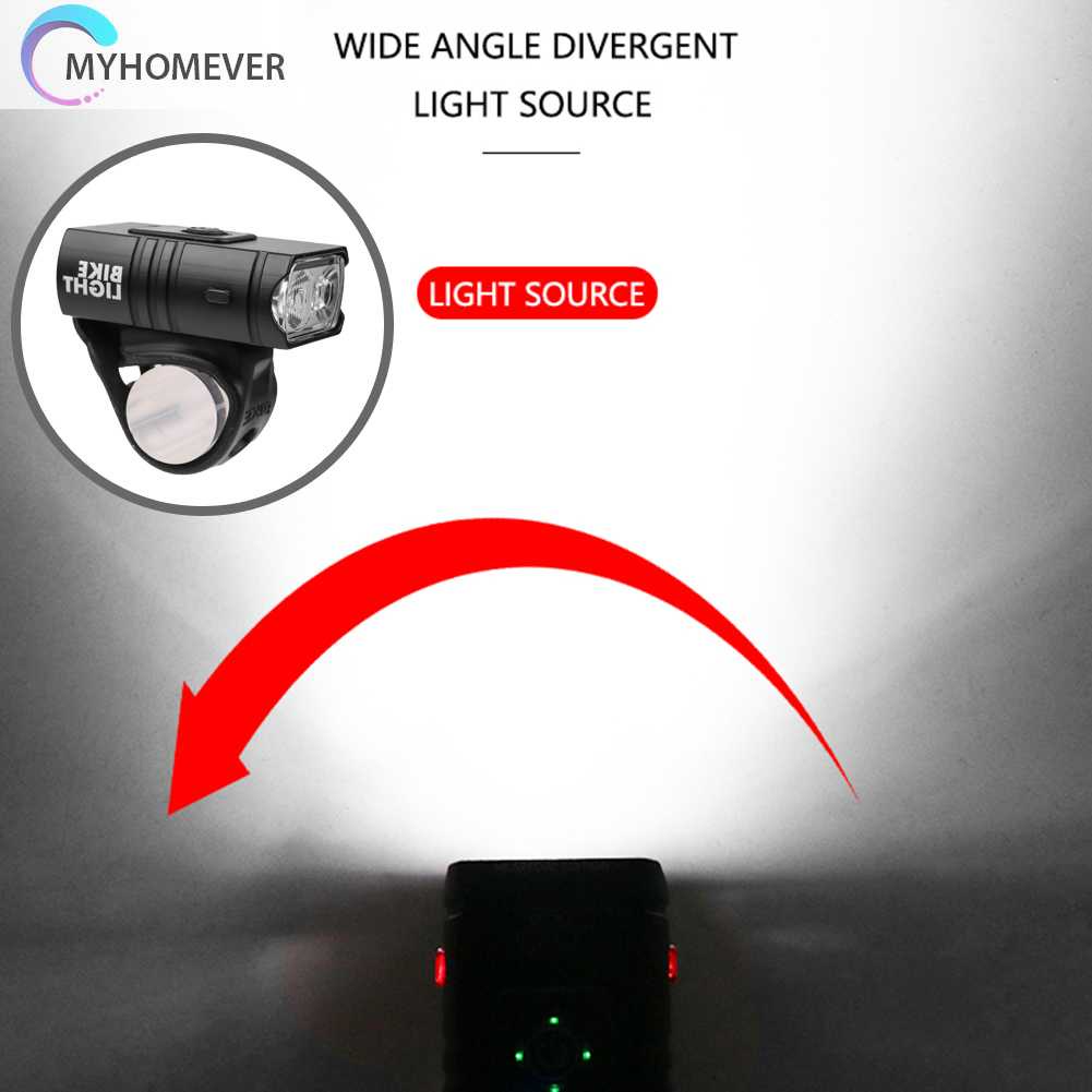 Đèn Pha LED 6 Chế Độ 10W 800LM Kèm Sạc USB Chuyên Dụng Cho Xe Đạp Leo Núi