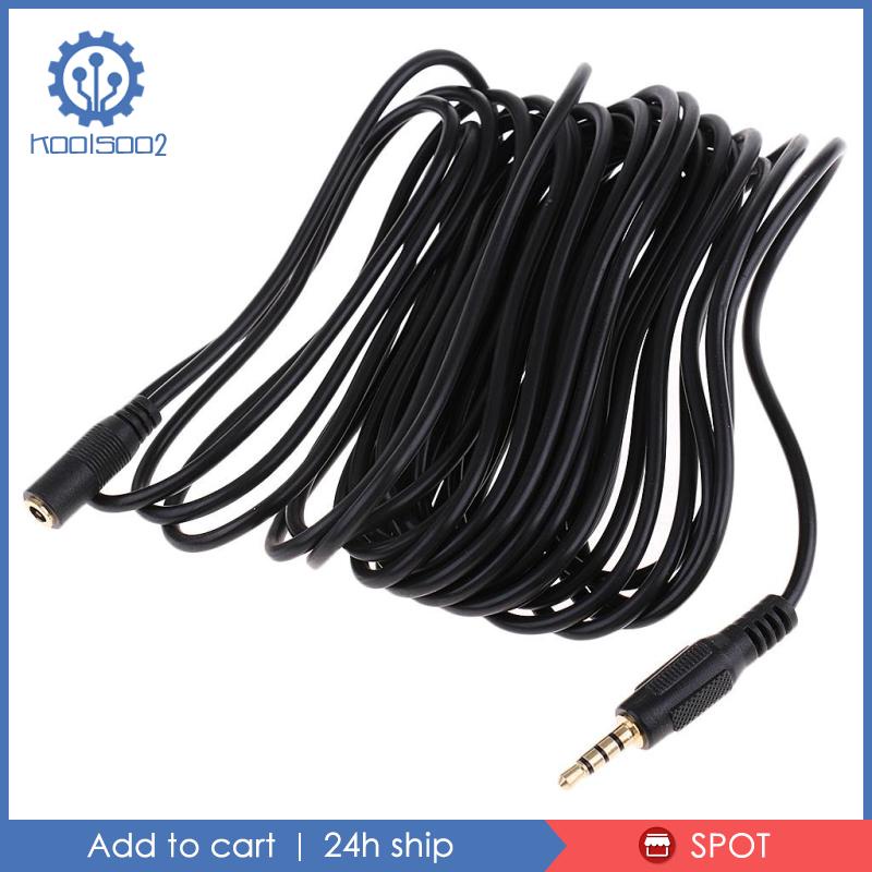 Dây Cáp Âm Thanh Nối Dài Chuẩn 3.5mm Và 1 Giắc Cắm 3.5mm Koolsoo2 Dài 6m