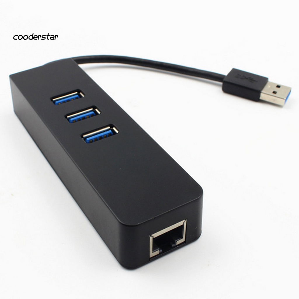 Bộ Chia 3 Cổng USB 3.0 Gigabit Ethernet Lan RJ45