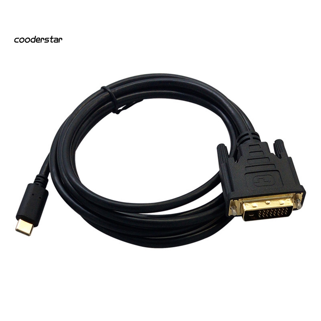 Dây Cáp Kết Nối COOD PVC Cho Laptop Type-C Sang DVI