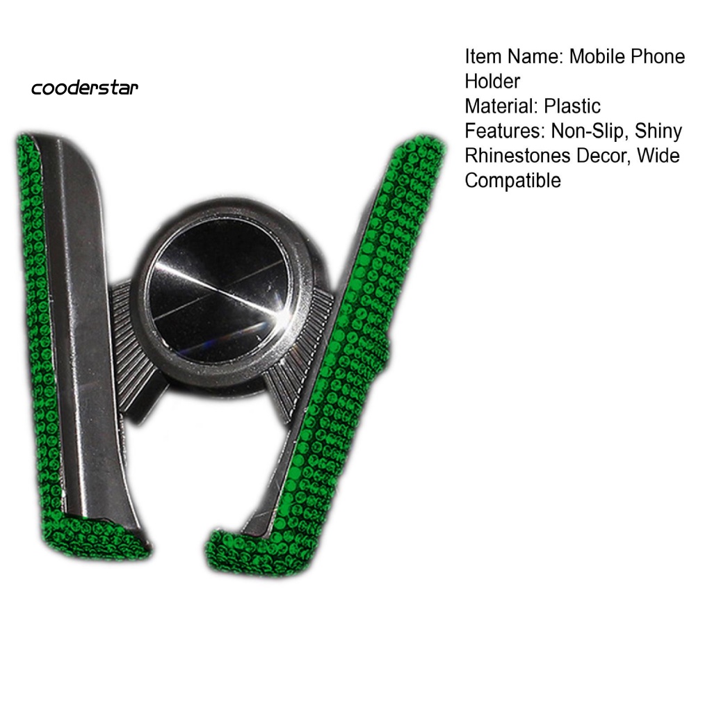 Giá Đỡ Điện Thoại Gọn Nhẹ Gắn Khe Điều Hòa Xe Hơi Chống Trầy Xước