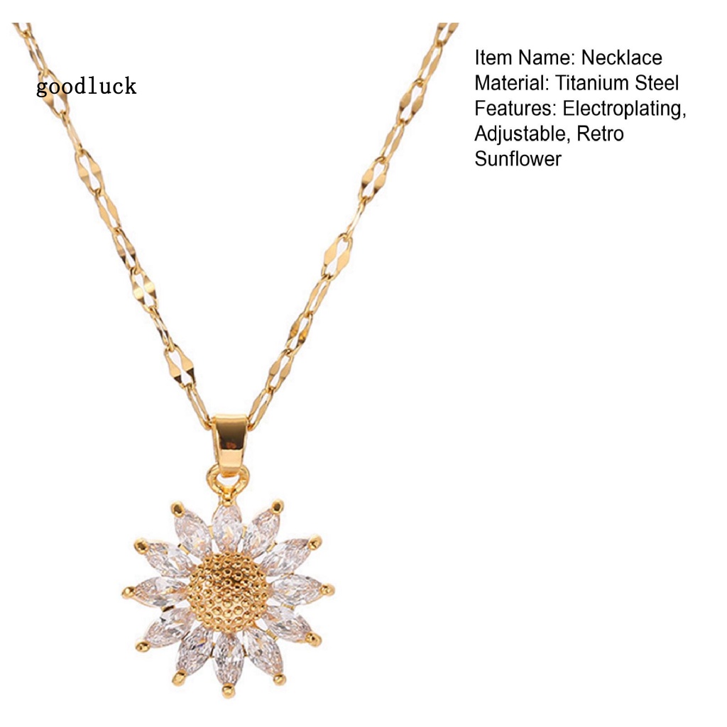 Chúc may mắn| Vòng cổ Đính Hạt Lấp Lánh Thời Trang Cho Nữ