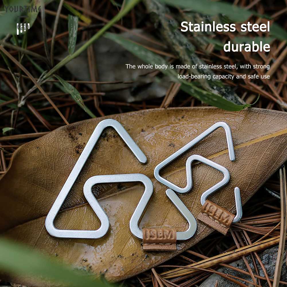 Móc Treo Đèn Cắm Trại Hình Chữ S Tiện Lợi