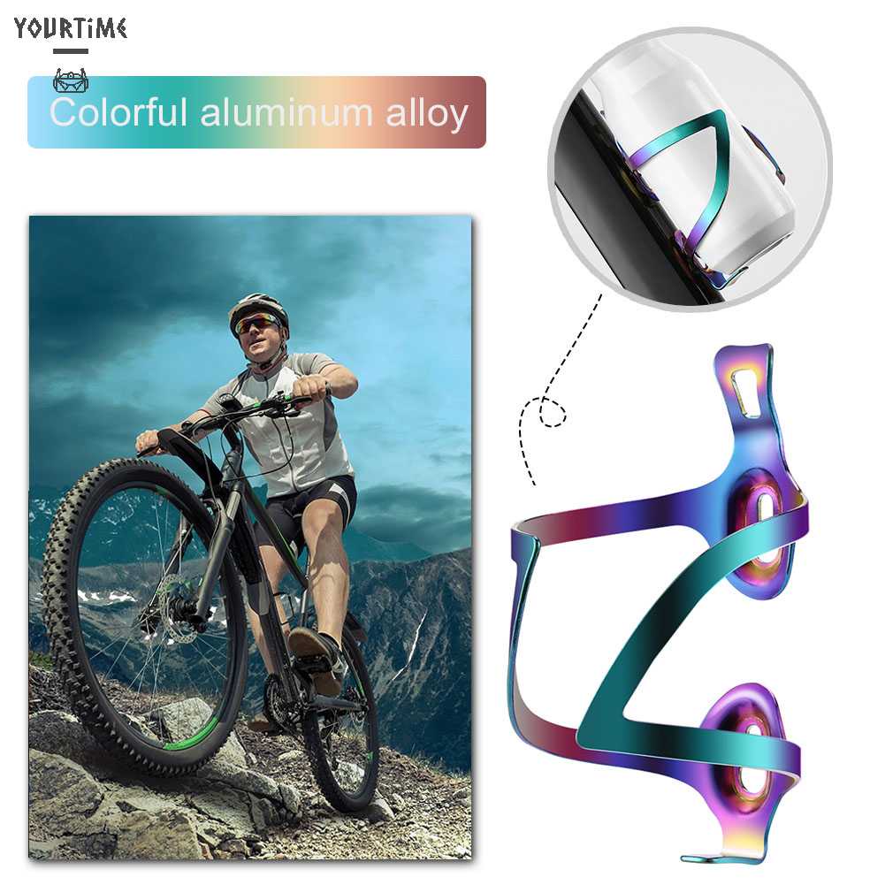 Giá Đỡ Bình Nước Bằng Nhôm Gắn Xe Đạp Leo Núi Tiện Lợi