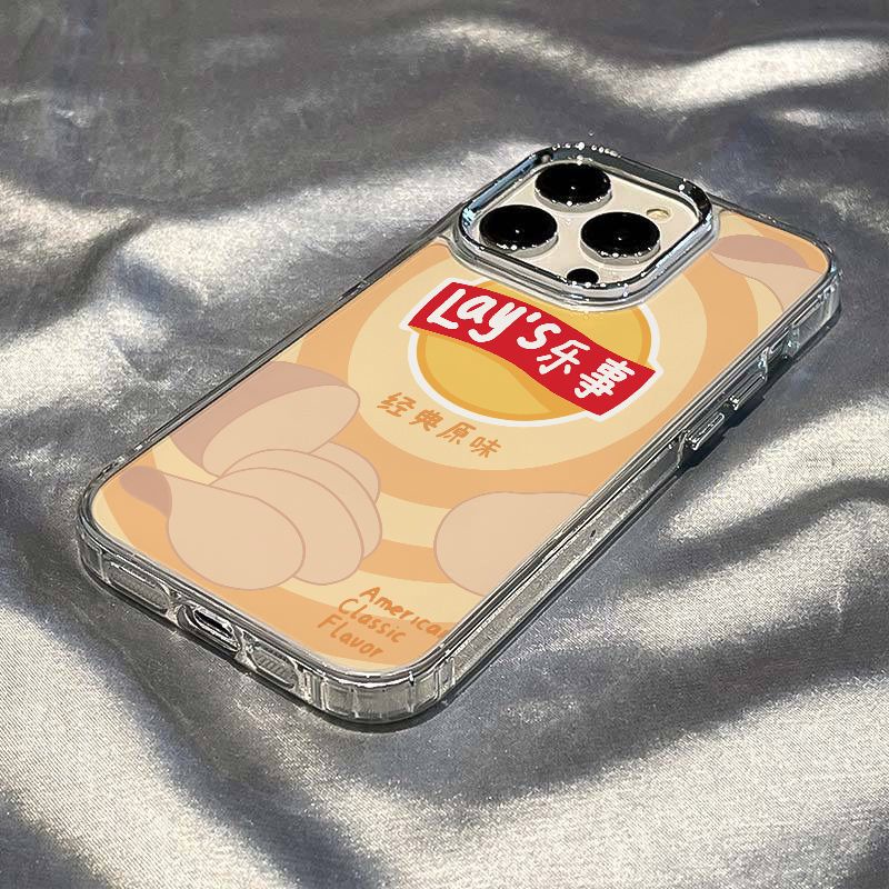 ✅Ốp Điện Thoại Mềm Chống Sốc In Hình Khoai Tây Chiên Cho Iphone12 14pro7 13 118pl