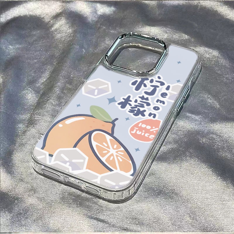 ✅Ốp Điện Thoại Mềm Chống Sốc Họa Tiết Quả Chanh Cho Iphone 12 8 11plus 14pro max 713 5HHT