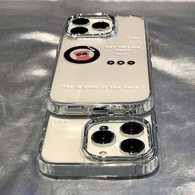 ✅Ốp Điện Thoại Mềm Chống Sốc In Hình Gấu 13 Kiểu Đơn Giản Cho Iphone 8 max 14pro 12117 / PRDT