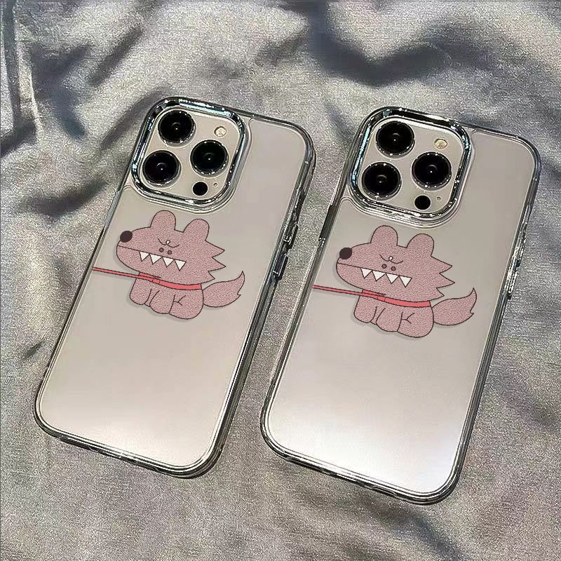 ✅Ốp Điện Thoại Mềm Chống Sốc In Hình Sói Xám Cho Iphone 14Pro13In plus11 12Xs7 8max