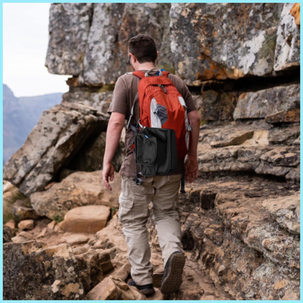 Túi Đựng Cát Đi Biển / Leo Núi Bằng Nilon Chống Thấm Nước Có Khóa Kéo Tiện Dụng