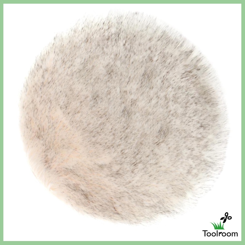 Vỏ Bọc Ghế Ngồi Giả Lông Xù Màu Trắng Trang Trí Phòng Ngủ