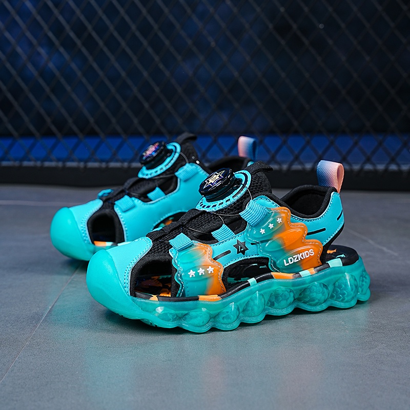 Xăng đan Da Chống Trượt Thoải Mái Thời Trang Đi Biển Mùa Hè Cho Bé Trai Và Gái