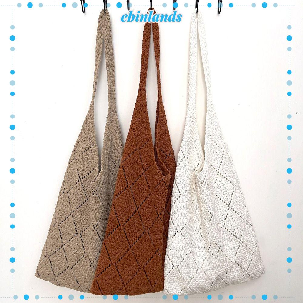 Túi Xách Đeo Vai Dệt Dung Tích Lớn Phong Cách Châu Âu Cho Nữ