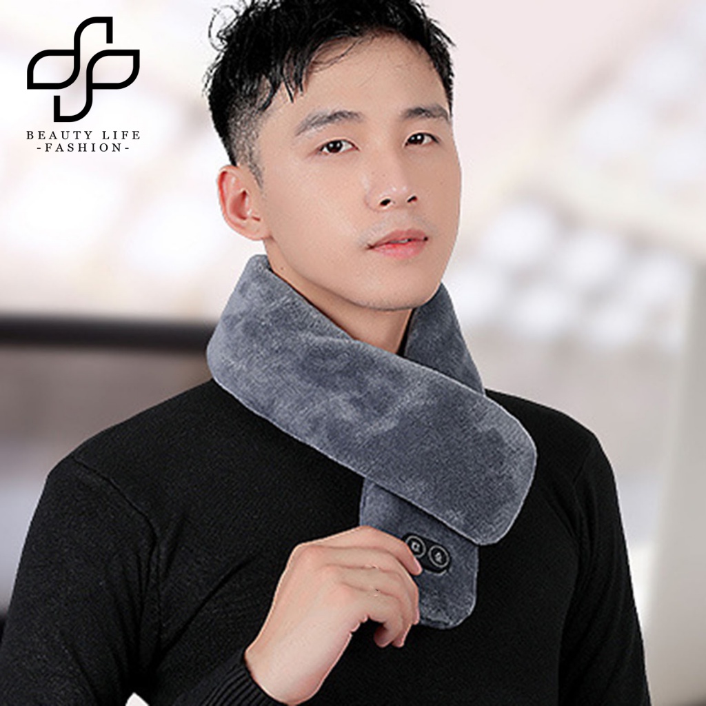 Khăn Choàng Cổ Làm Nóng Bằng Điện USB 3 Chế Độ 4 Mức Độ Điều Chỉnh Được Cho Nam Nữ Vào Mùa Đông