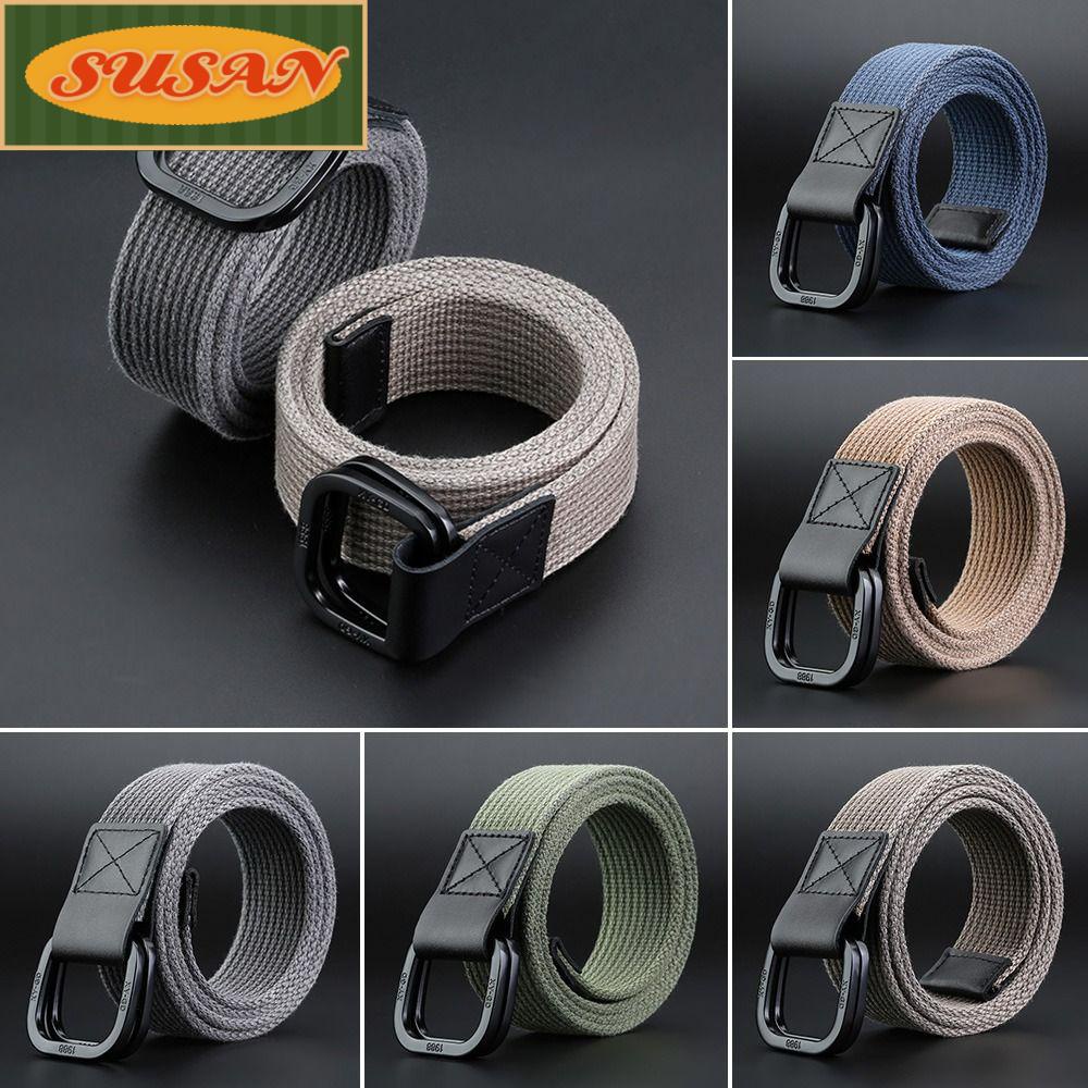 Thắt Lưng Bện Dây Nylon Khóa Đen Đa Năng