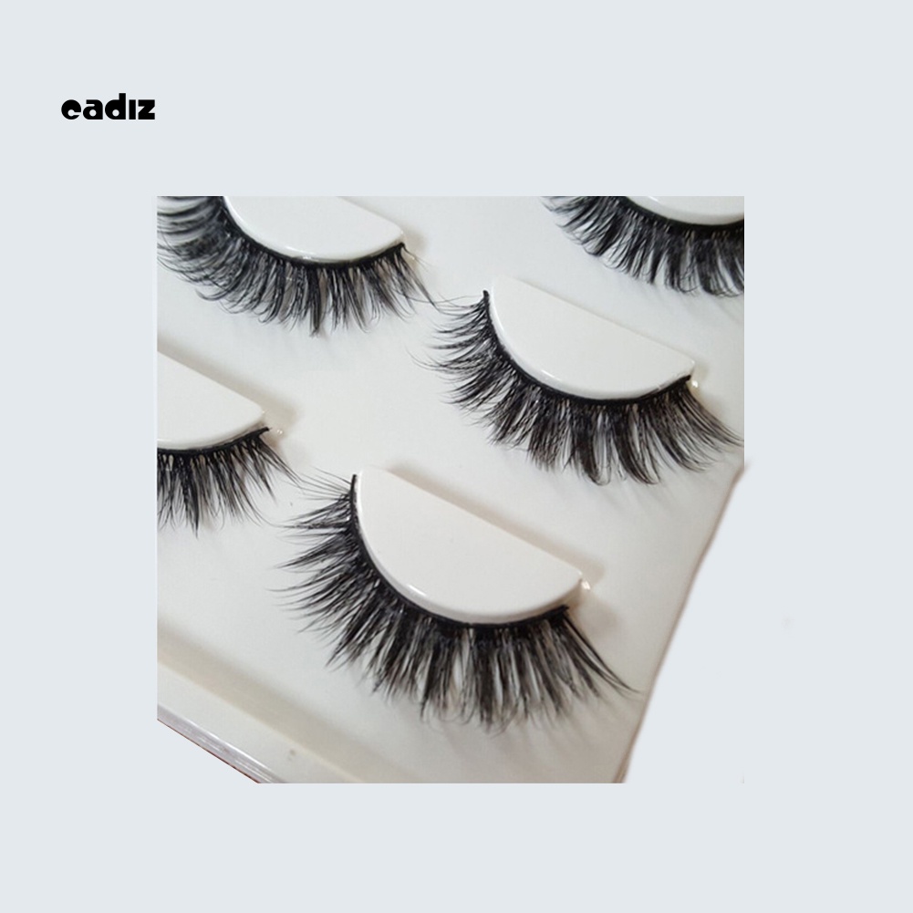 Bộ 3 Cặp Lông Mi Giả Mềm Và Dày Tự Nhiên