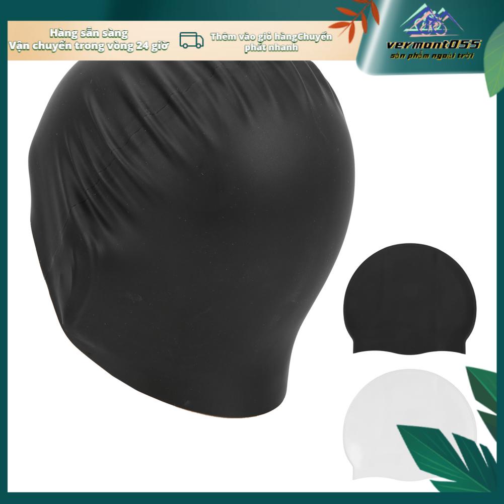 Vermont055 TOSWIM Mũ bơi dành cho người lớn có độ đàn hồi cao bằng silicon không thấm nước Kết cấu chống trượt
