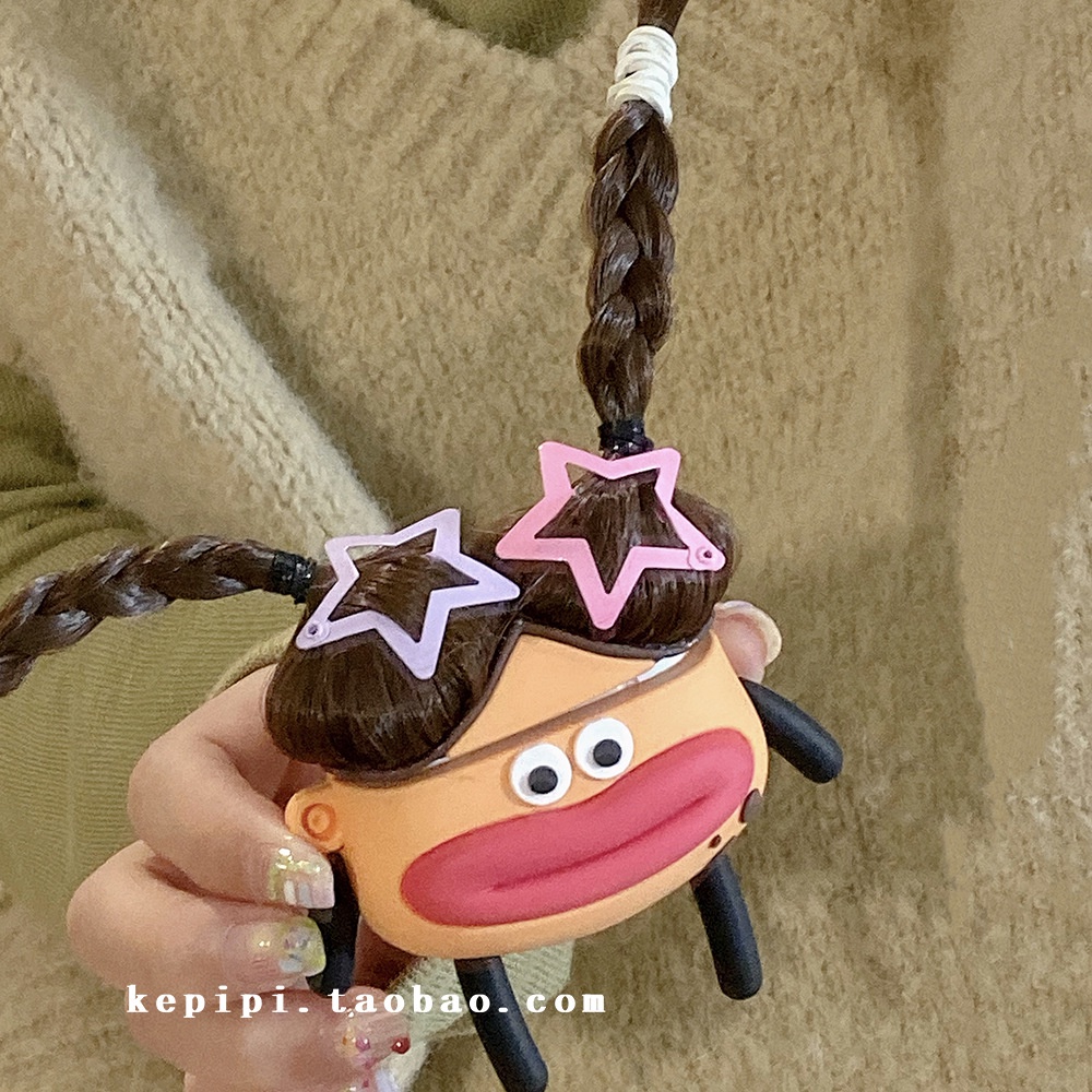 Vỏ Bảo Vệ Hộp Sạc Tai nghe không dây Airpods3 Pro 2 Hình Xúc Xích Dễ Thương