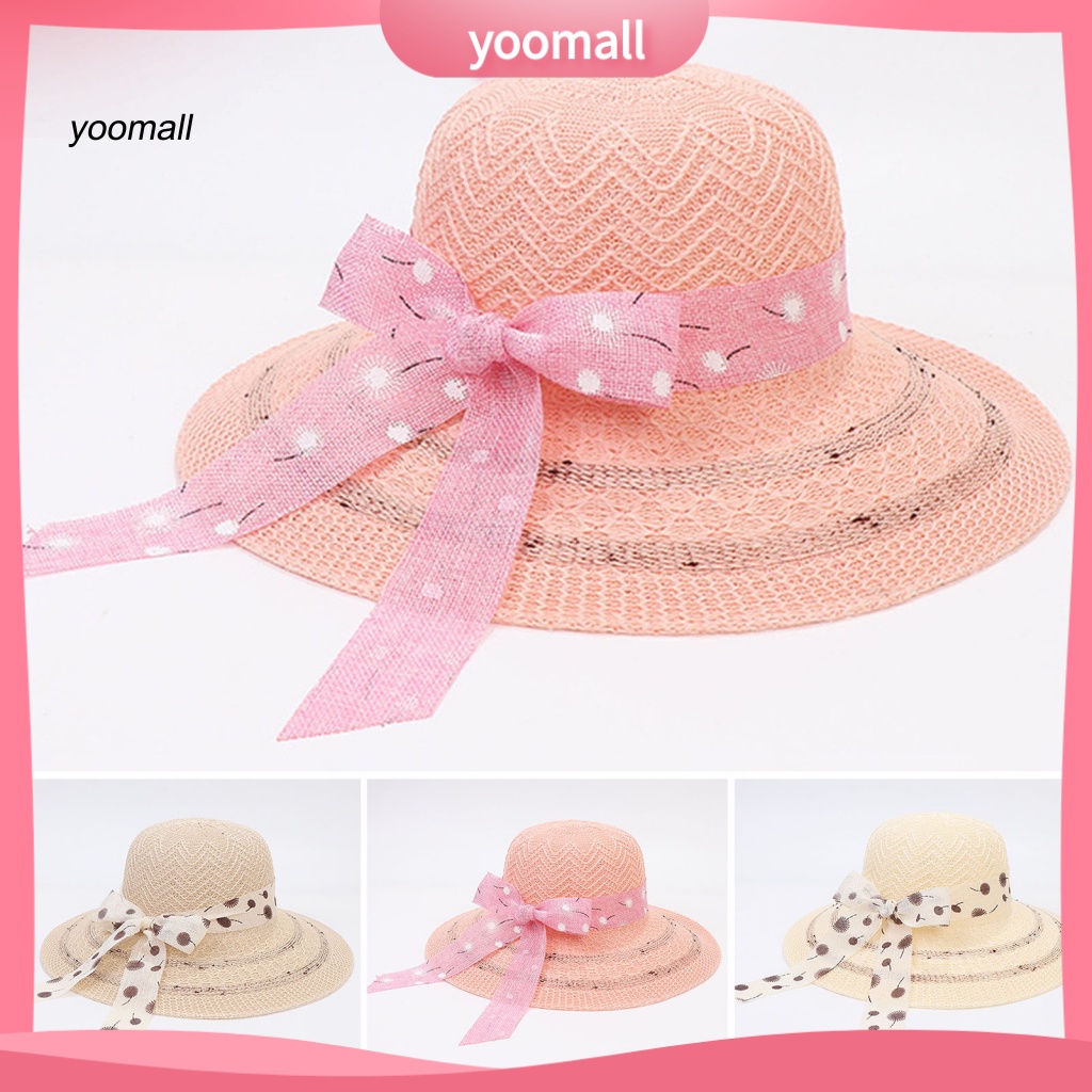 Mũ Rộng Vành Dệt Kim Chống Tia UV Thoáng Khí Thời Trang Đi Biển Mùa Hè Cho Nữ