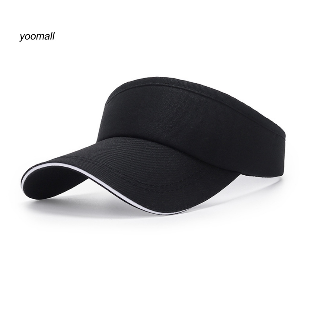 Mũ Lưỡi Trai Hở Chóp Màu Trơn Có Thể Điều Chỉnh Kích Thước Thời Trang Unisex