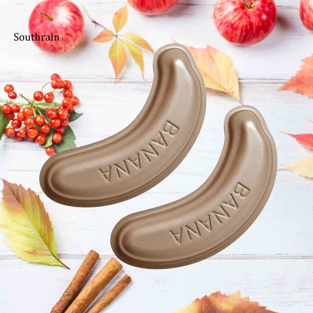 Khuôn Nướng Bánh Hình Quả Chuối Bằng Thép Carbon Chống Dính Chịu Nhiệt Độ Cao