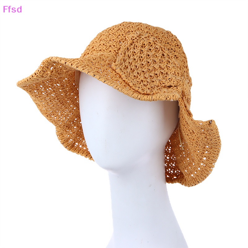 {Ffsd} Hàng Bán Chạy Mũ Cói Chống Nắng Đi Biển Mùa Hè Gấp Gọn Được Cho Nữ